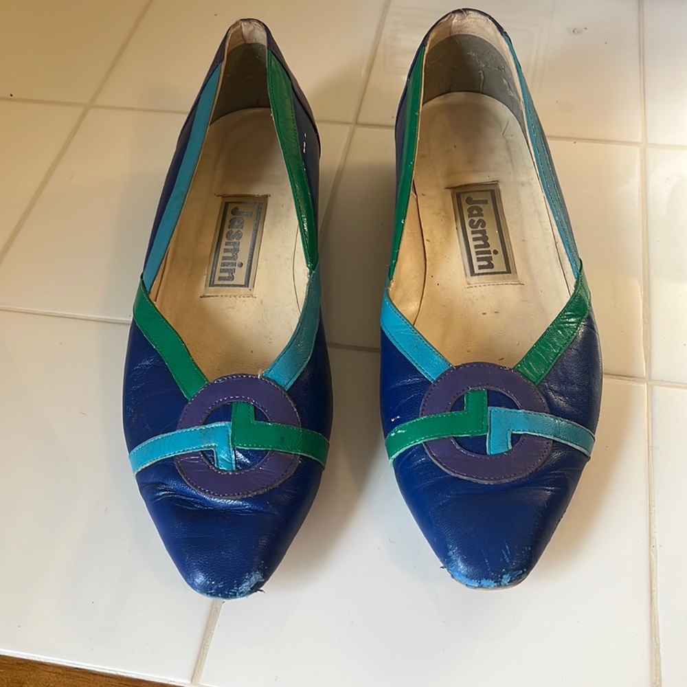 Vintage tricolor shoes